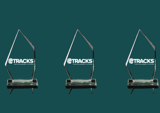 Awards with eTracks Logos